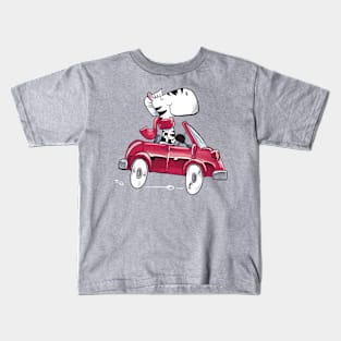 Driving zebra Kids T-Shirt